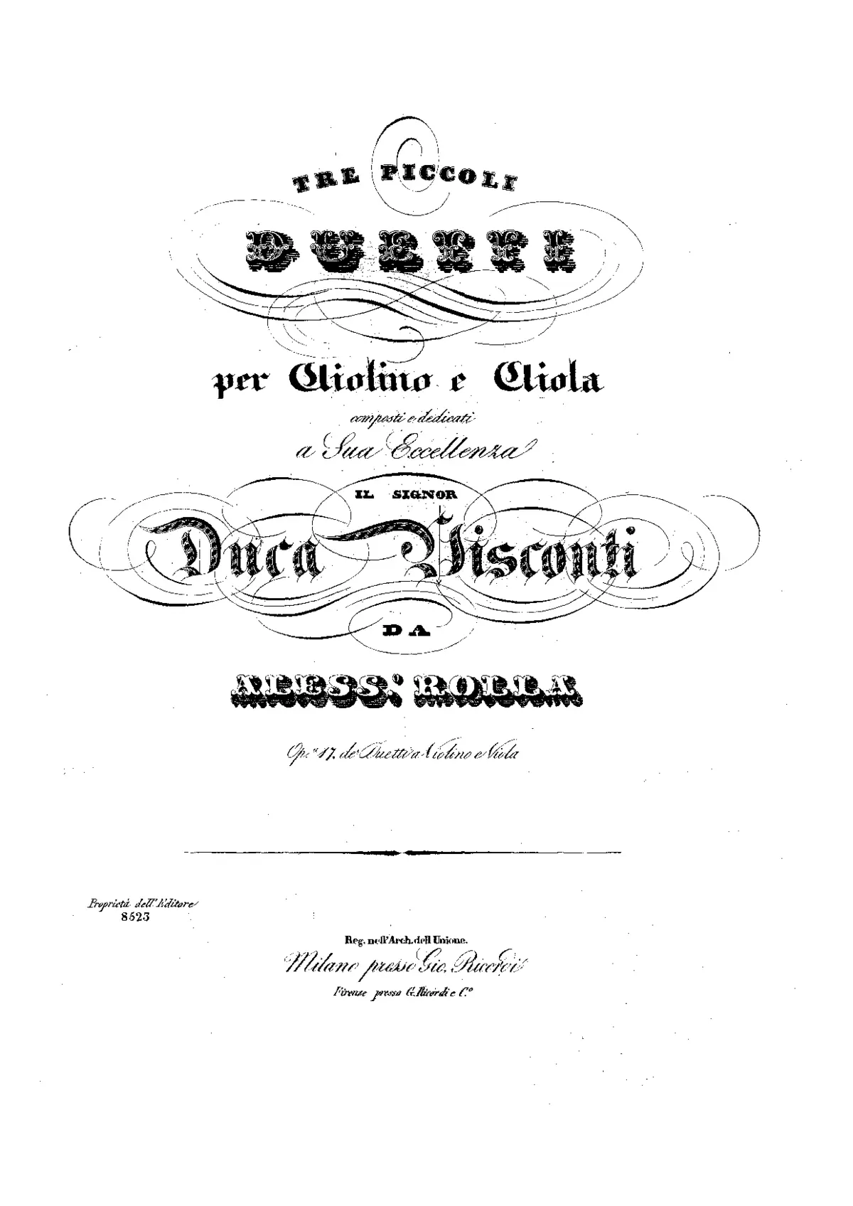 3 Little Duos for Violin and Viola - Page 1