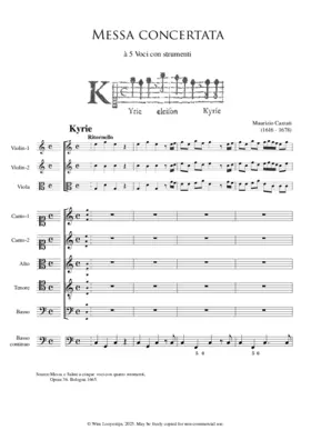 Messa concertata a 5