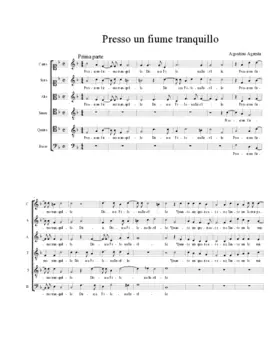 Presso un fiume tranquillo