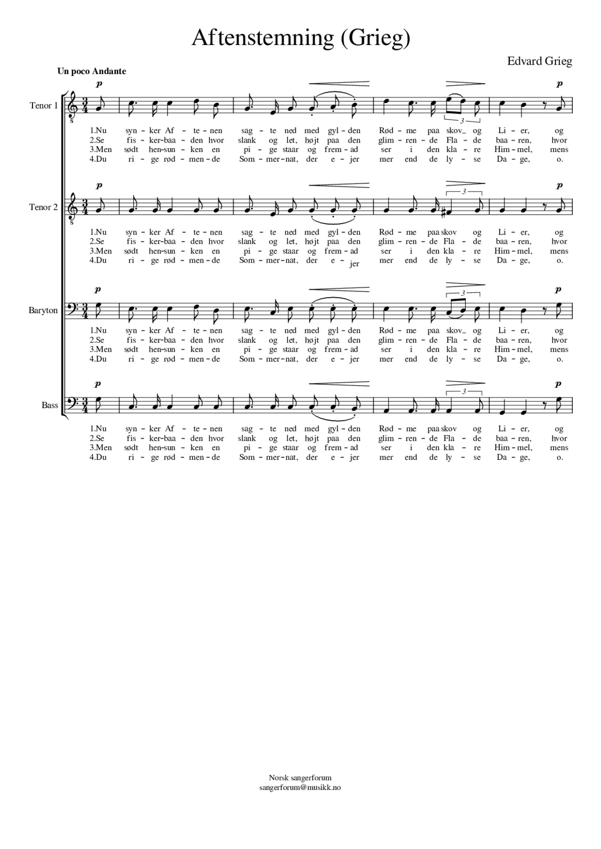 Aftenstemning - Page 1