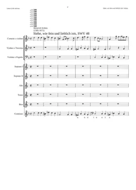 Siehe wie fein und lieblich ists SWV 48