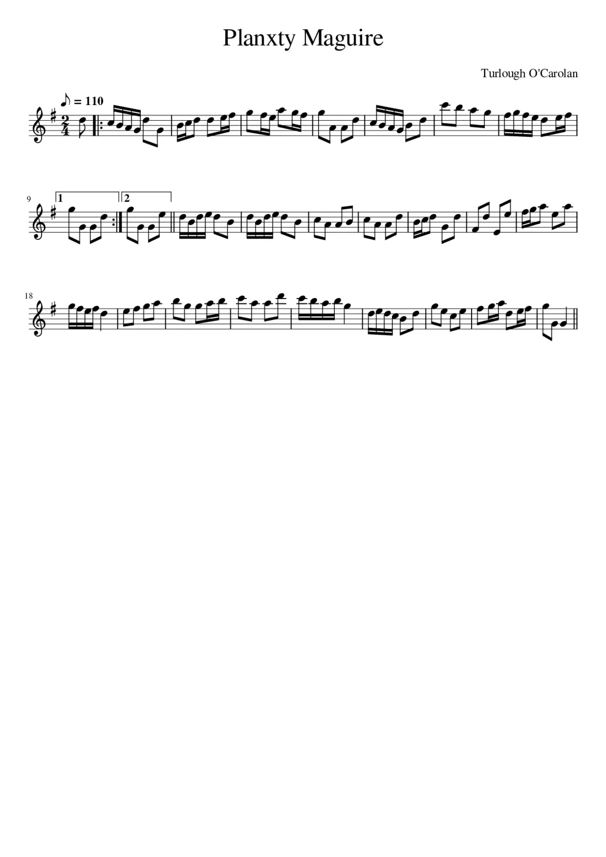 Planxty Maguire - Page 1