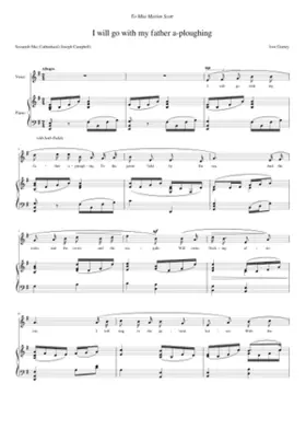 I Will Go with My Father a-Ploughing