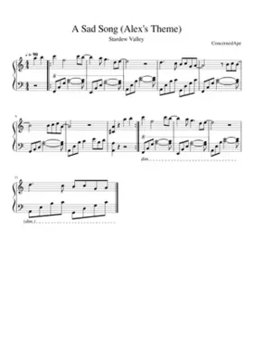 A Sad Song (Alex's Theme)