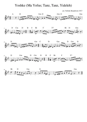 Yoshke (Ma Yofus; Tanz Tanz Yideleh)