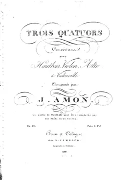 3 Quartets for Oboe and Strings, Op.92