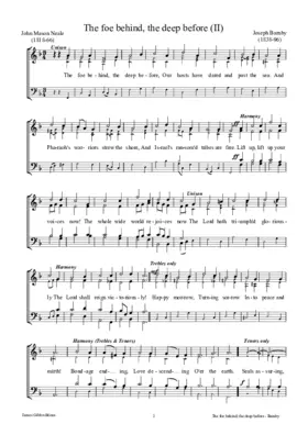 The foe behind, the deep before (II)