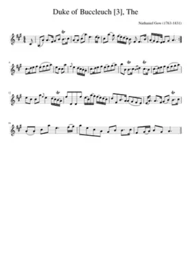 The Duke of Buccleuch