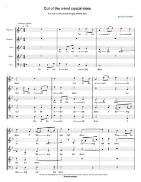 Out of the orient crystal skies