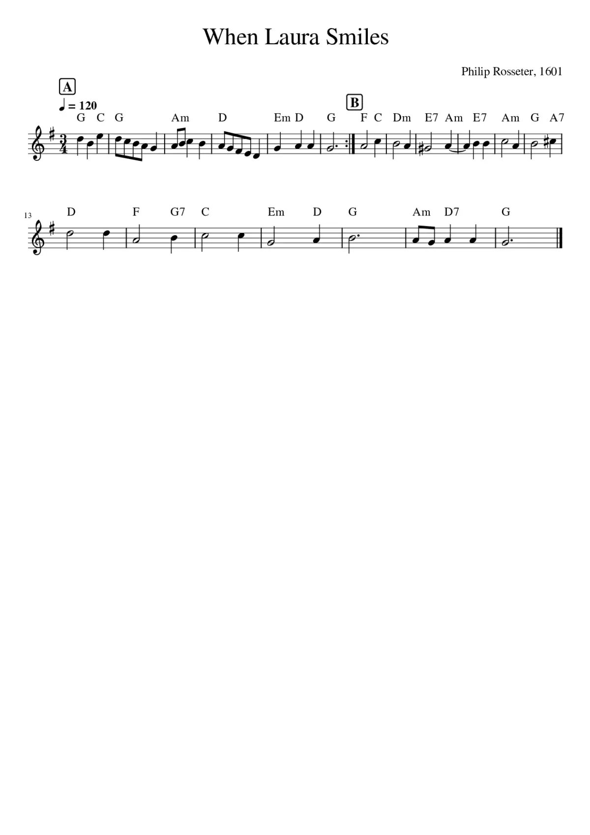 When Laura Smiles - Page 1