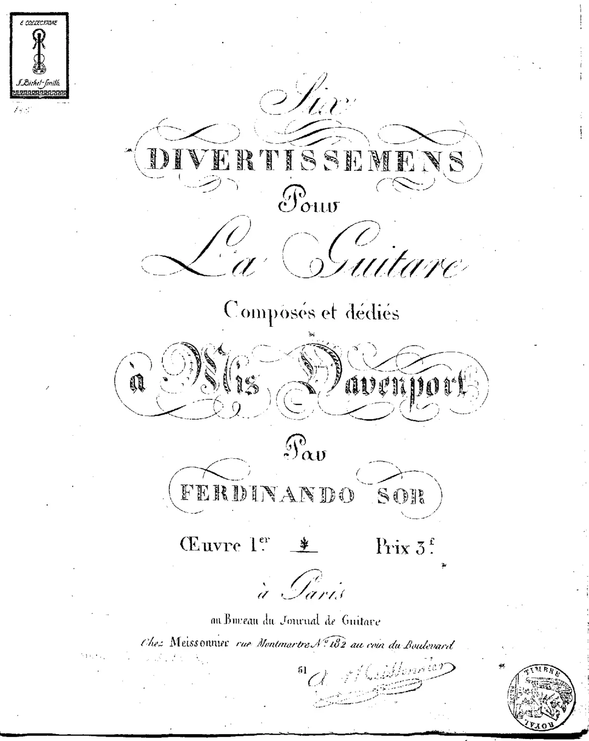 6 Divertissements - Page 1