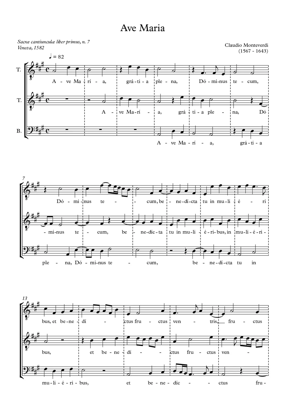 Ave Maria - Page 1