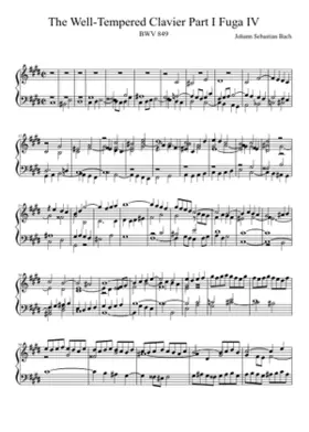 Prelude and Fugue in C-sharp minor BWV 849