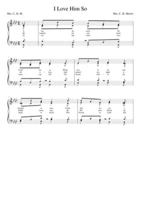 It was because He loved me so (Morris)