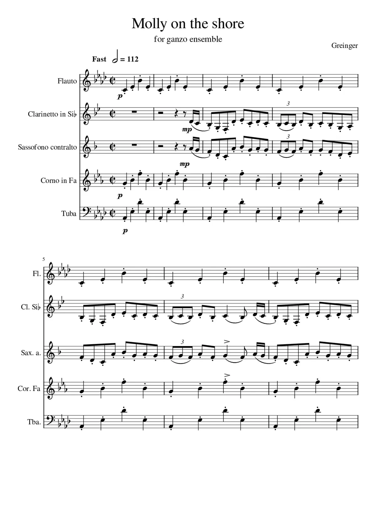 Molly on the Shore - Page 1