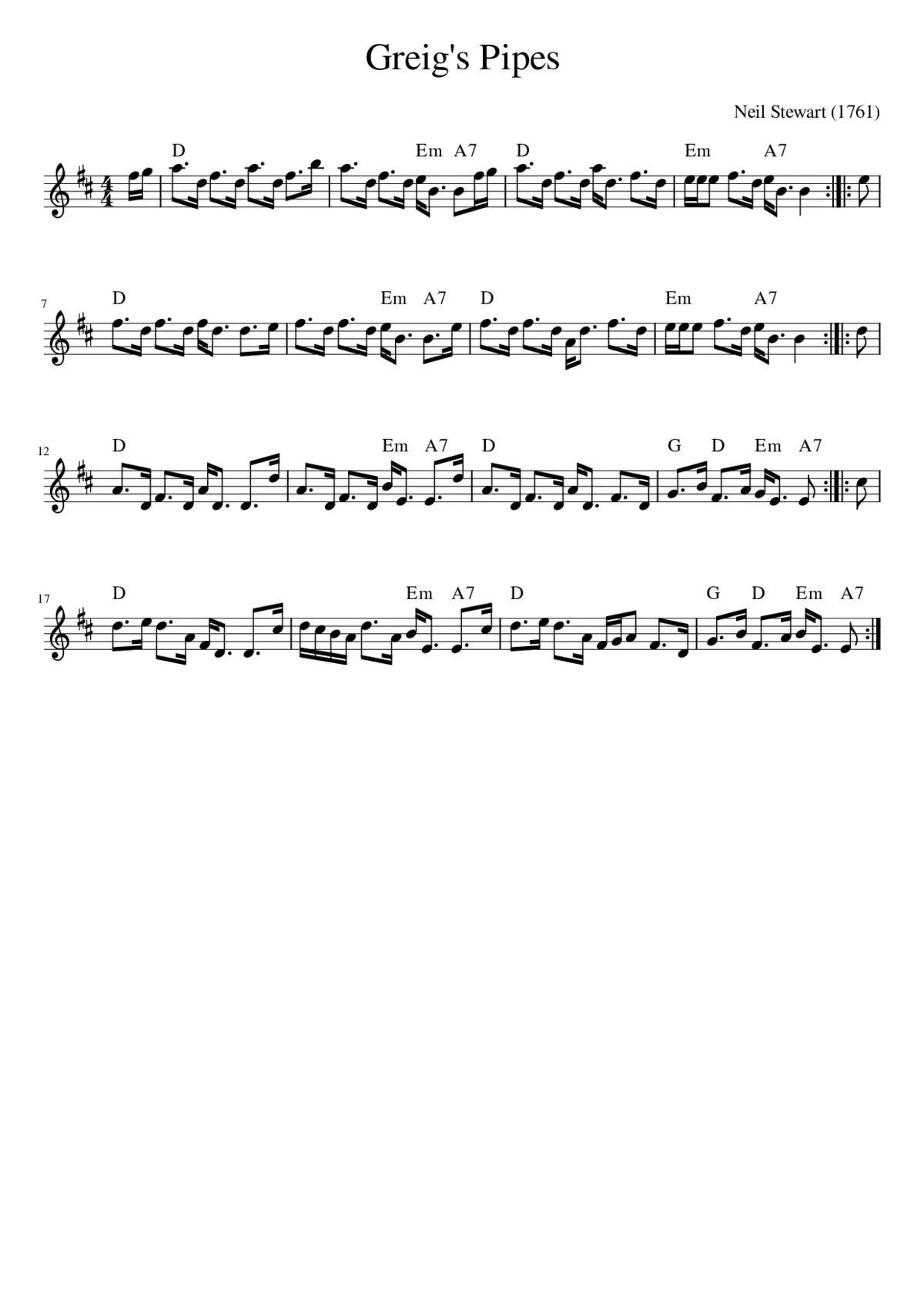 Greig's Pipes - Page 1