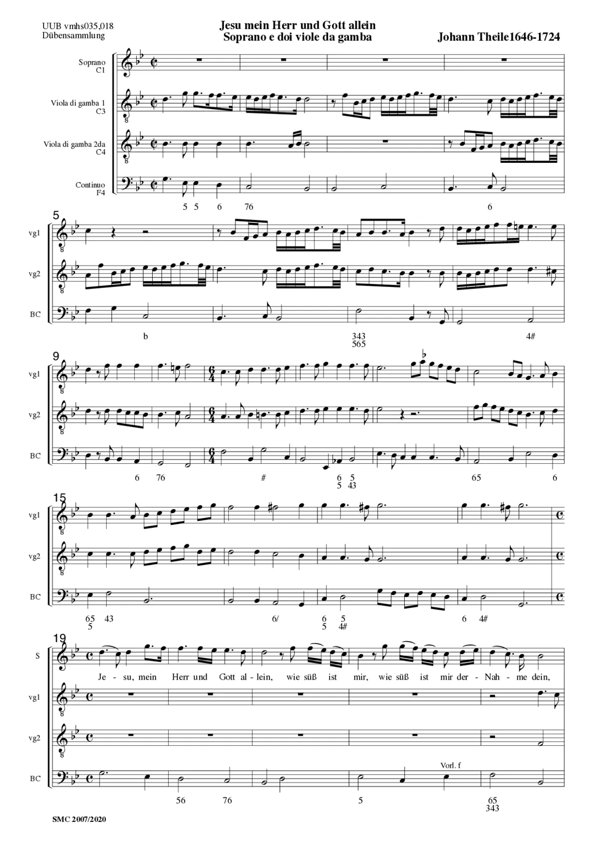 Jesu mein Herr und Gott allein - Page 1