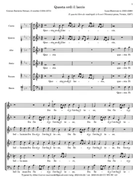 Questa ordì il laccio