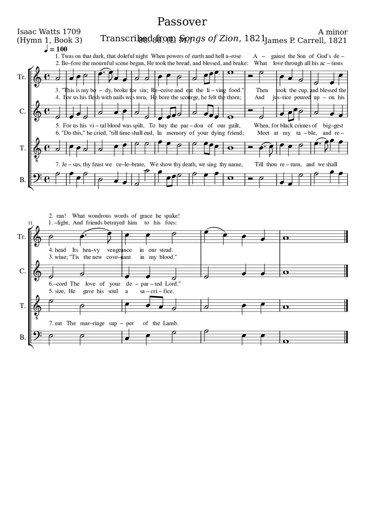 Passover - Page 1