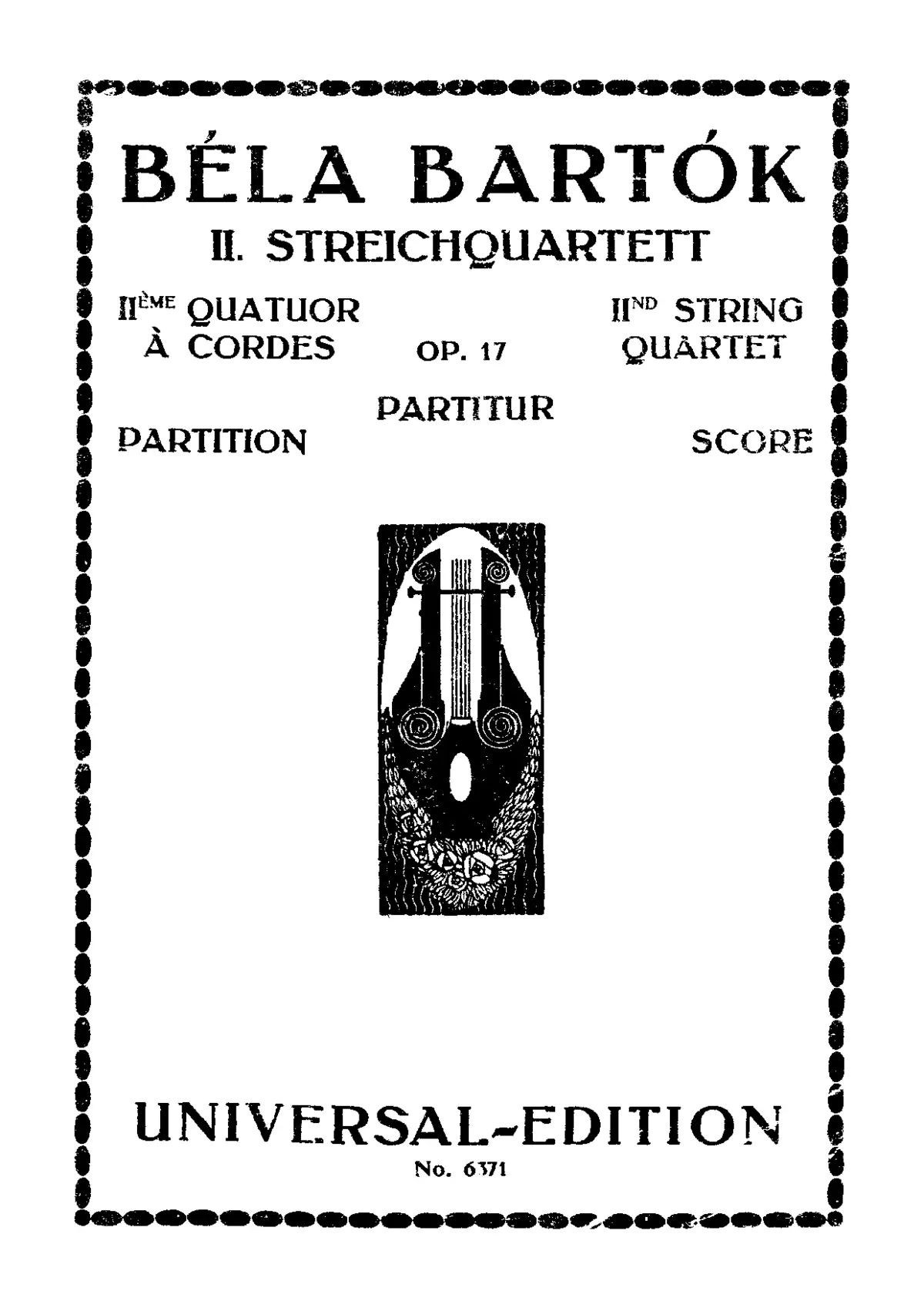 String Quartet No.2 - Page 1