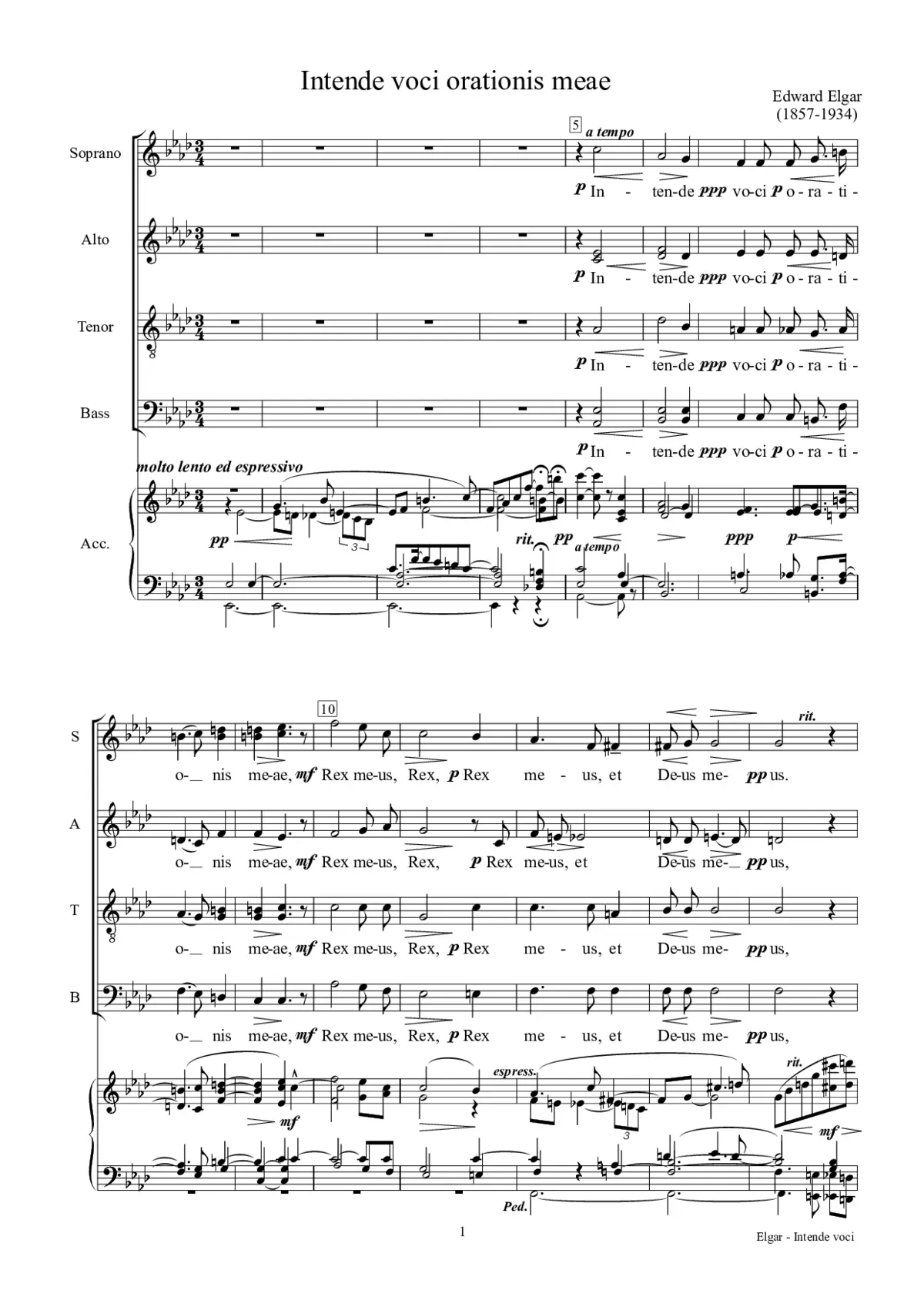 Intende voci orationis meae - Page 1