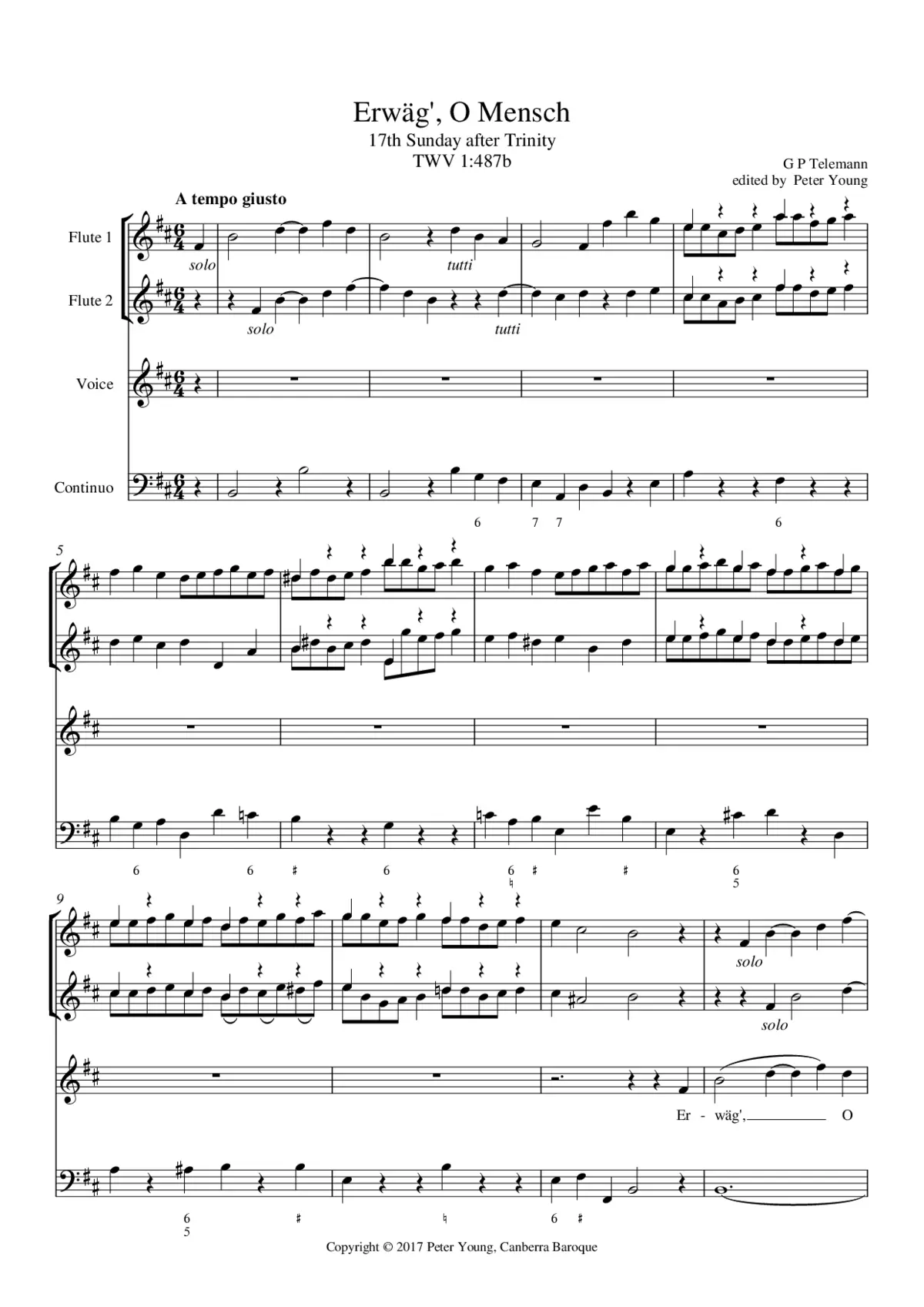 Erwäg', O Mensch - Page 1