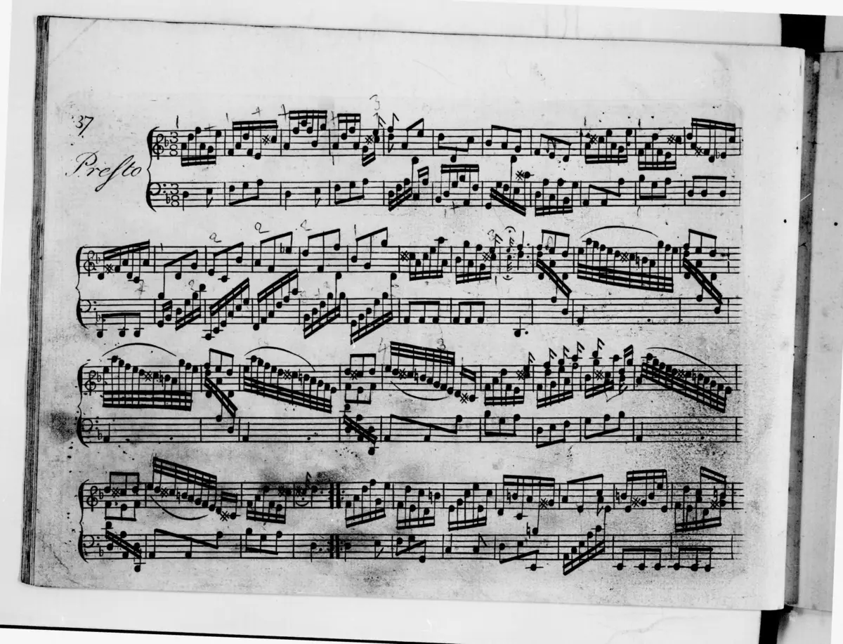 Keyboard Sonata in D minor - Page 1