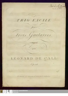 Trio facile pour trois Guitarres