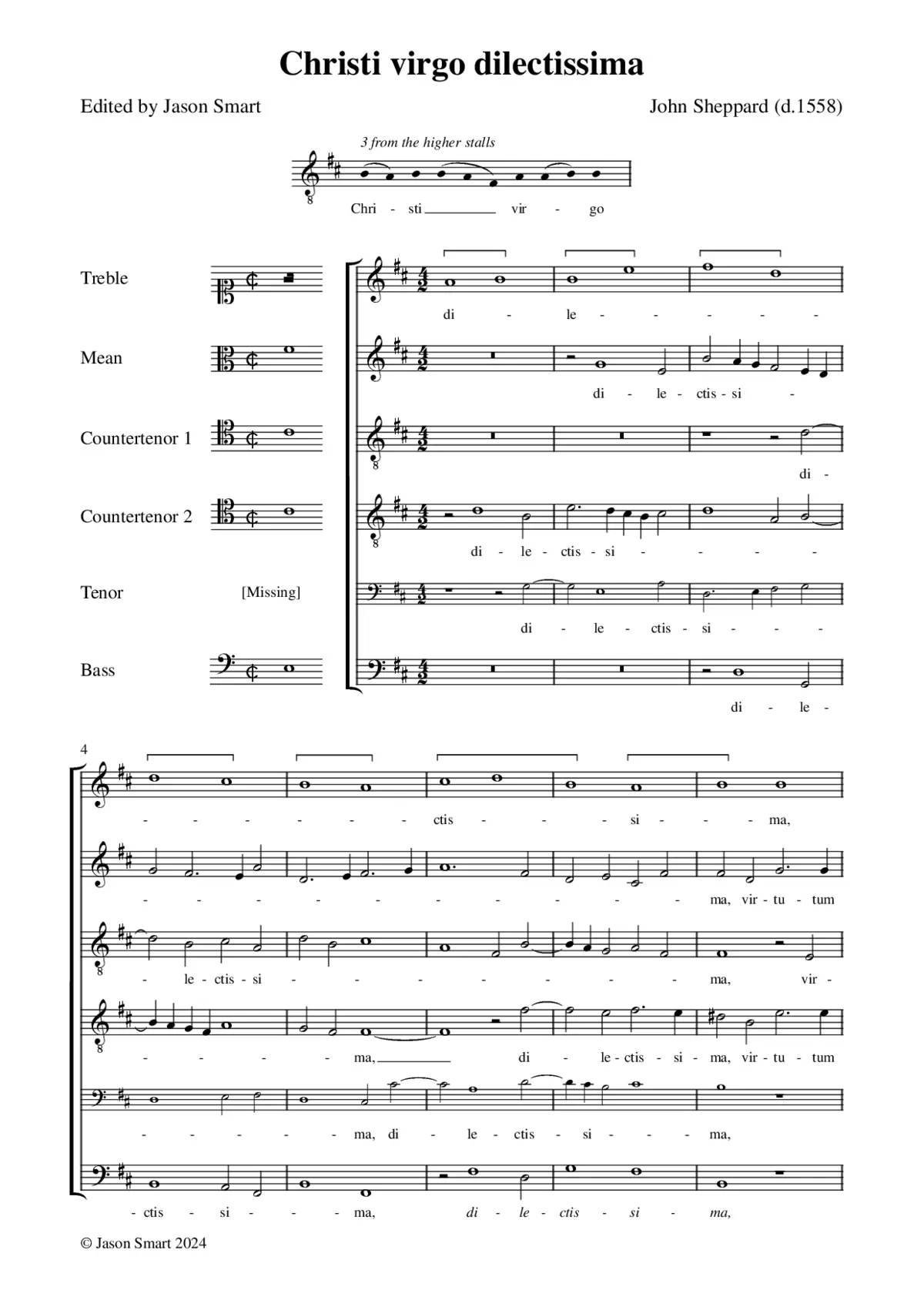 Christi virgo dilectissima - Page 1