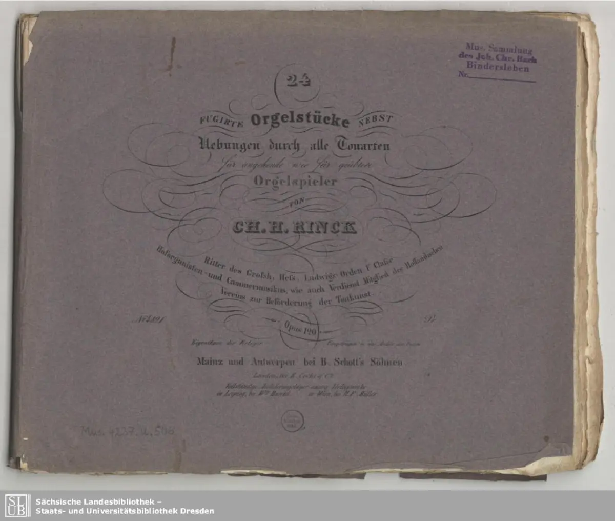 24 fugirte Orgelstücke - Page 1