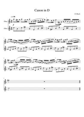 Canon and Gigue in D major P.37