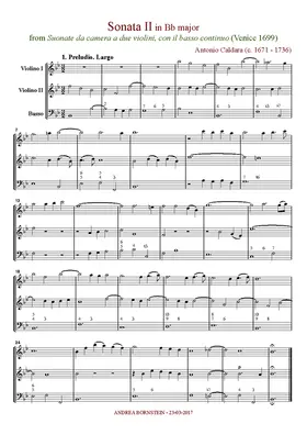 Trio Sonata in B-flat major