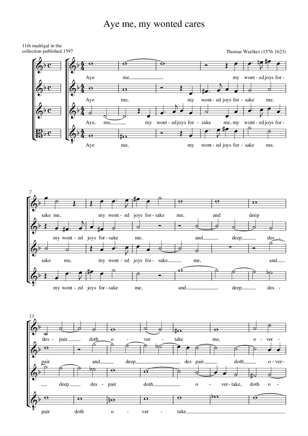 Aye me, my wonted joys - Page 1