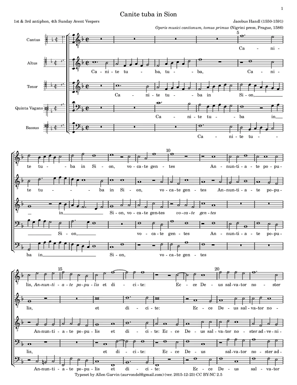 Canite tuba - Page 1