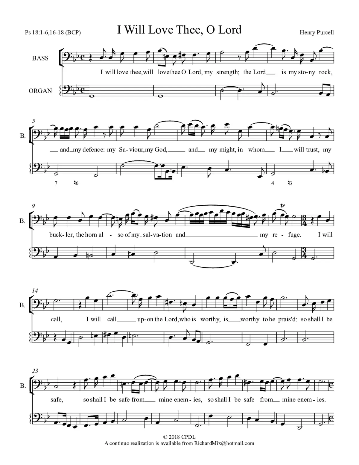 I will love thee, Z 67 - Page 1