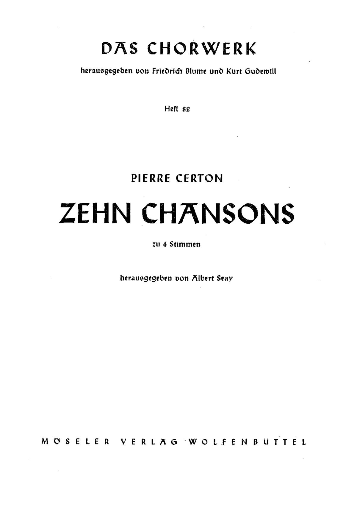 10 Chansons - Page 1