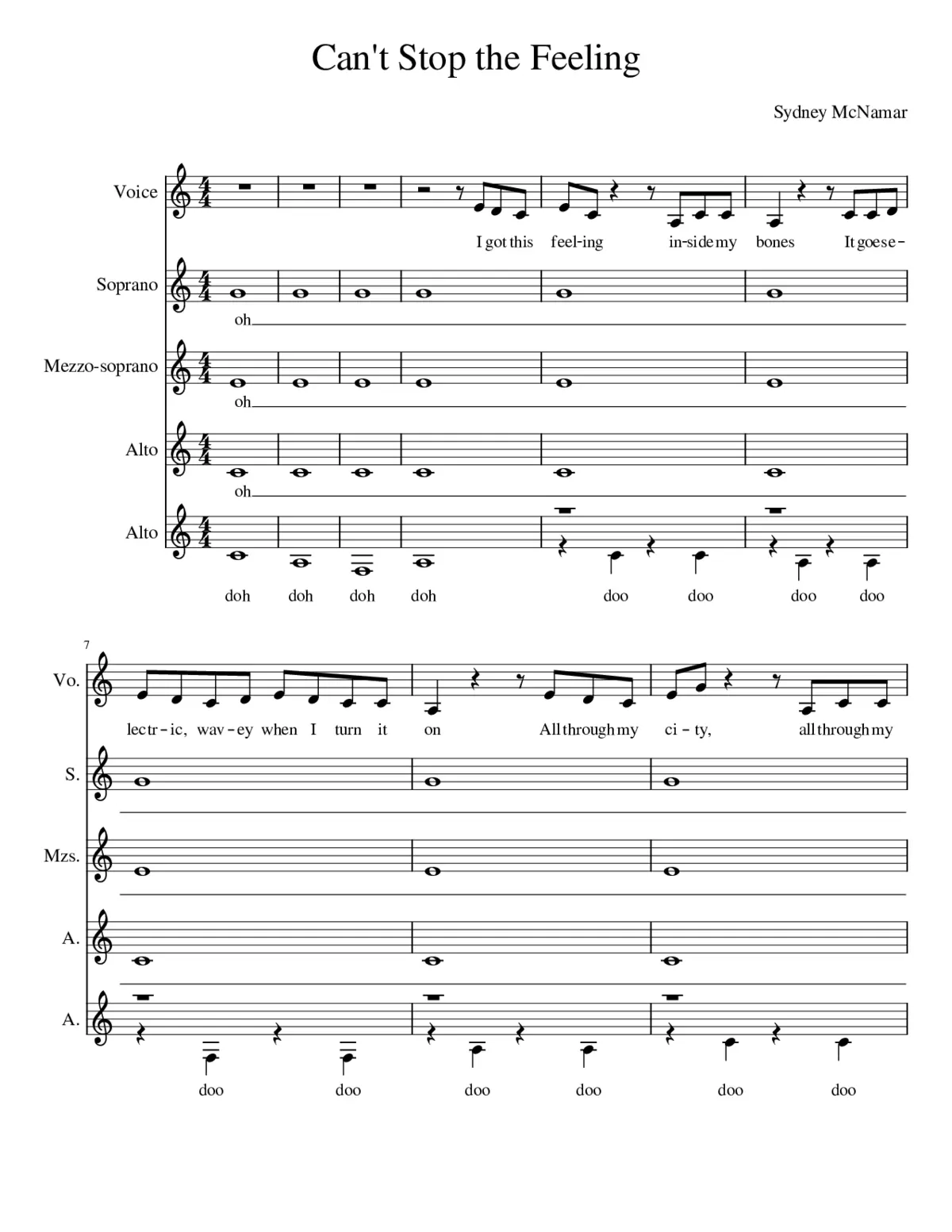 cant stop the feeling - Page 1