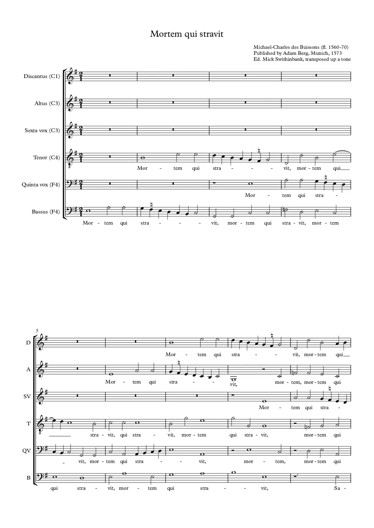 Mortem qui stravit - Page 1