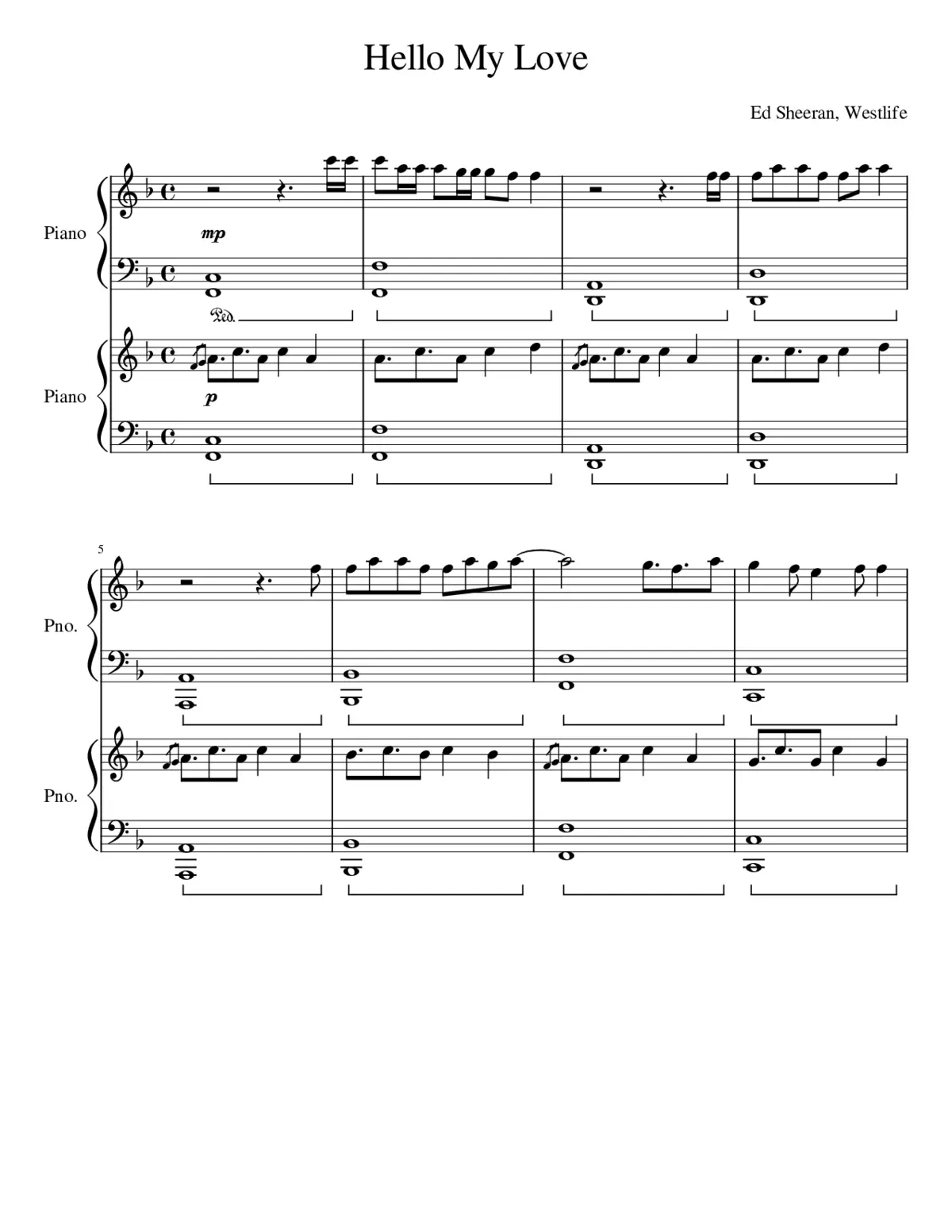 Hello My Love - Page 1