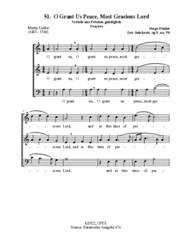 Verleih uns Frieden gnädiglich