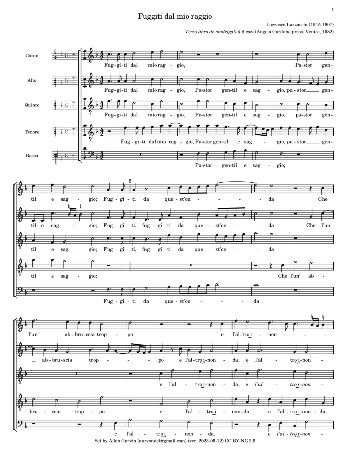 Fuggiti dal mio raggio - Page 1