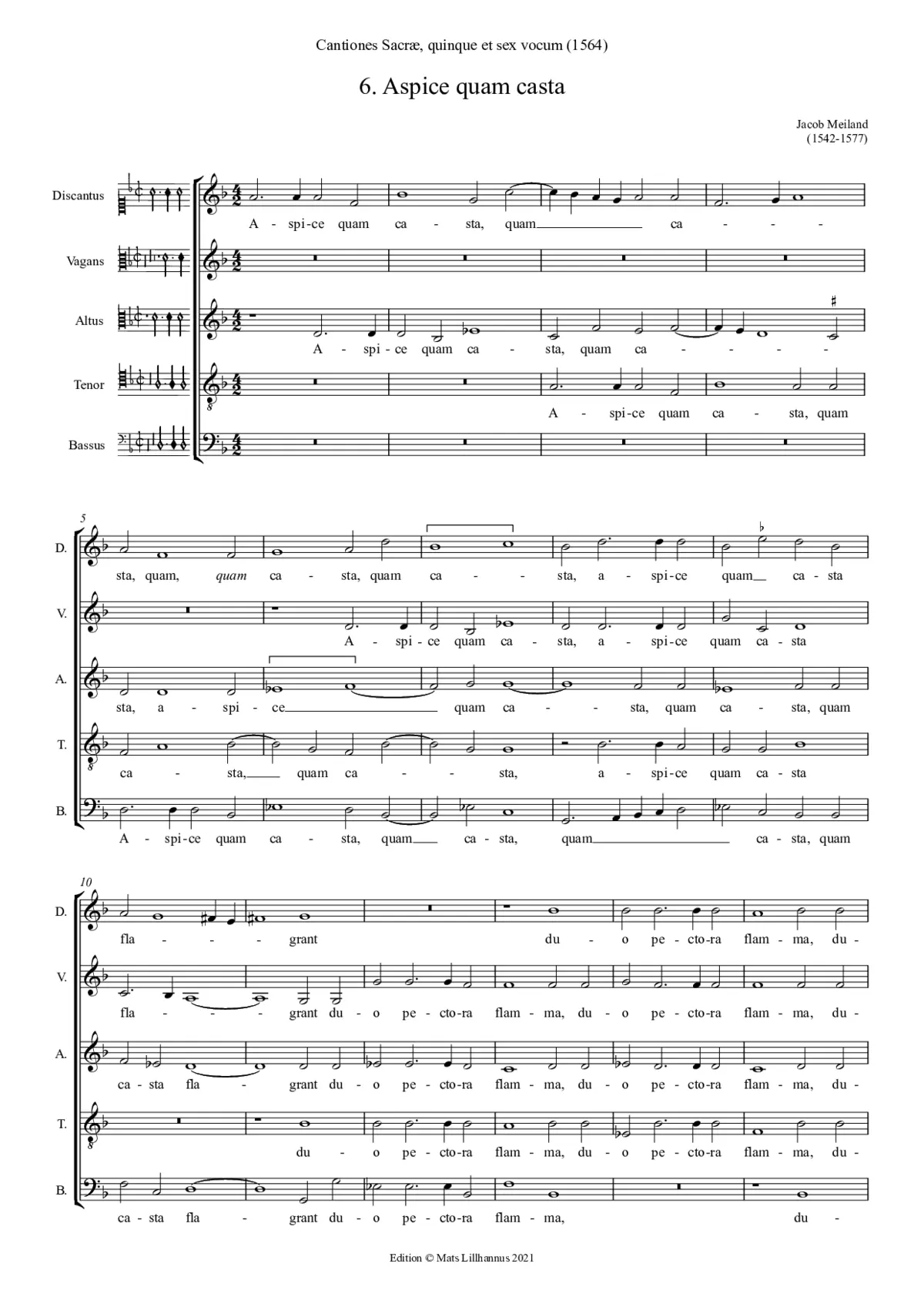 Aspice quam casta flagrant - Page 1