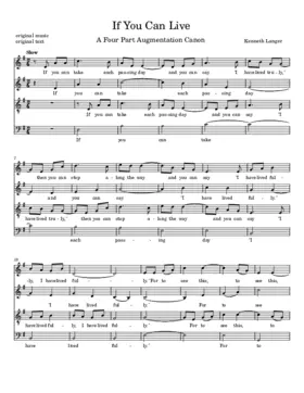 If You Can Live