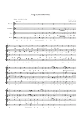 Praeparate corda vestra