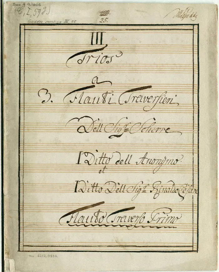 Trios a 3 Flauti Traversieri - Page 1