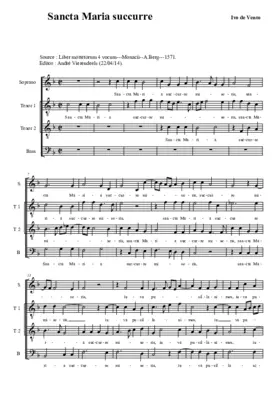 Sancta Maria succurre miseris