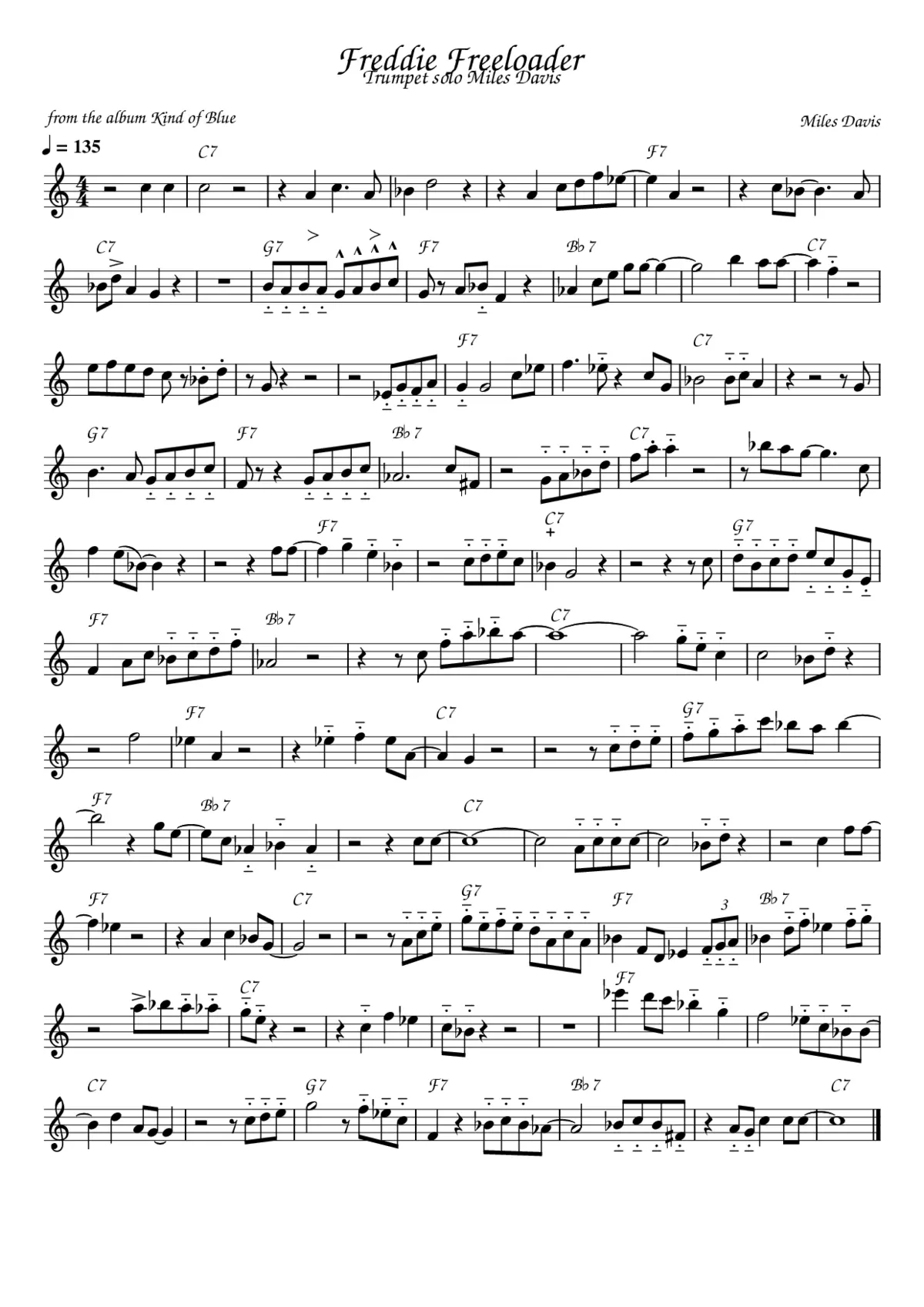 freddie freeloader - Page 1