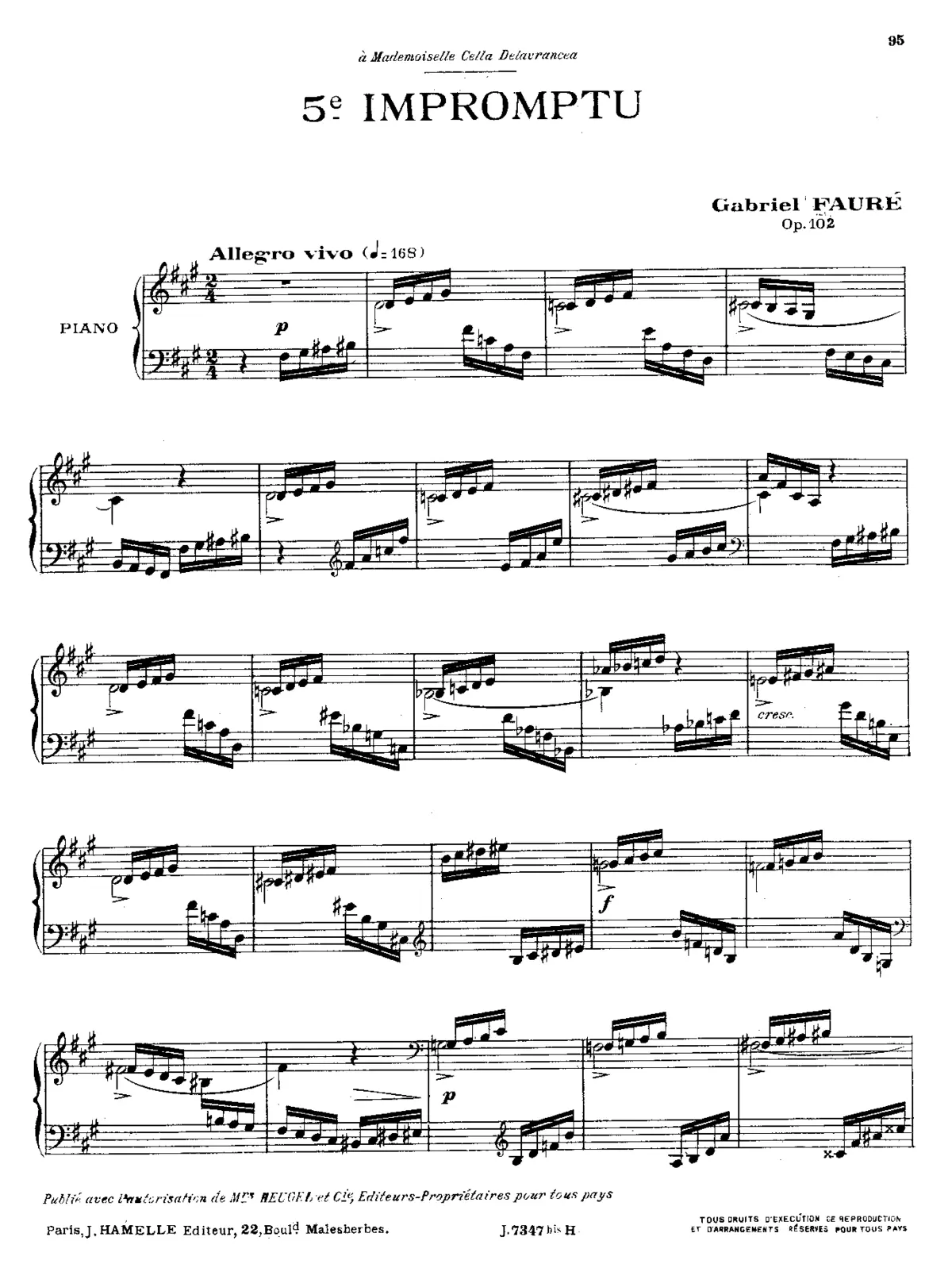 Impromptu No.5 - Page 1
