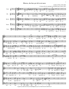 Misera, che faro poi ch'io mi moro