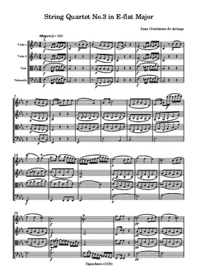 String Quartet No.3 in E-flat Major